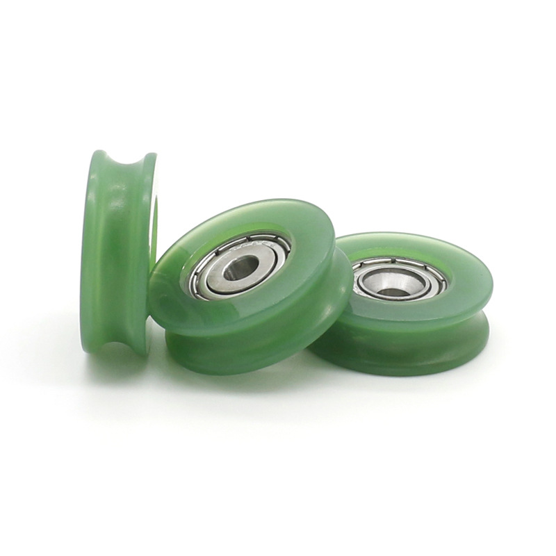 Plastic pulley wheels